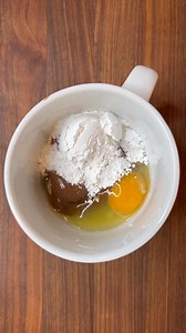 This Nutella brownie mug cake using only 3 ingredients is the easiest mug cake you’ll ever make! Recipe in the comments | Kelsey Deleshaw