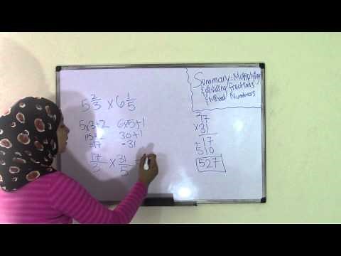 5th Grade Math - Multiplying and Dividing Fractions and Mixed Numbers