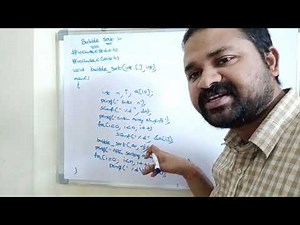 Bubble Sort algorithm|bubble sort program|bubble sort example