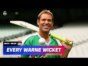 Every Shane Warne Big Bash Wicket | #BBL01 - #BBL02