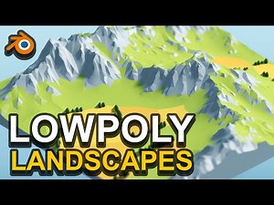 Lowpoly Landscape Blender Tutorial