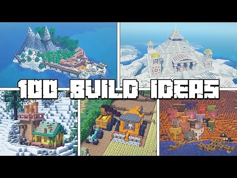 100+ Build Ideas for Your Minecraft Survival World!