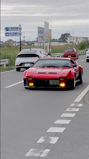デトマソパンテーラ加速サウンド。Pantera acceleration sound #旧車 #jdm #川島町昭和平成なつかしオールドカー展示会 #往年の名車