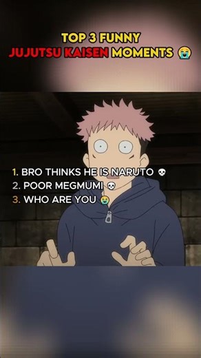 Top 3 FUNNIEST Jujutsu Kaisen Moments PT3 😂🔥