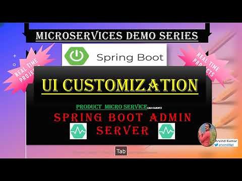 #12.6 Customize User Interface of Spring Boot Admin Server | Microservices Demo with Spring Boot