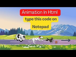 Create a Simple Animation In Notepad Using HTML and CSS (Tutorial 15 ) 🔥 #webdesign