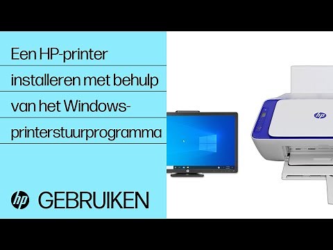 Een HP-printer installeren met behulp van het Windows-printerstuurprogramma | HP Support
