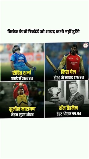 Cricket records that will probably never be broken! 😱🔥 | Rohit Sharma | Chris Gayle | Don Bradman...