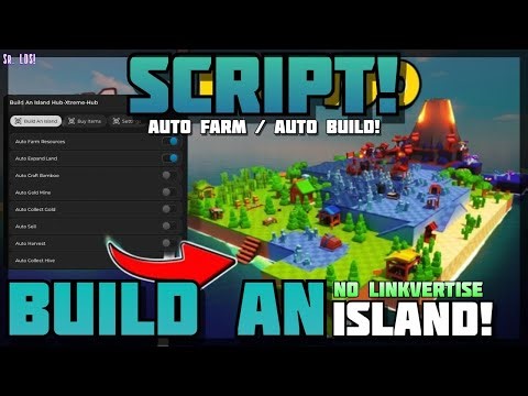 [OP! 🏝️] Build An Island! 🔥 No Linkvertise! Auto Farm / Auto Build! 🔥 PC & Mobile! (2025)