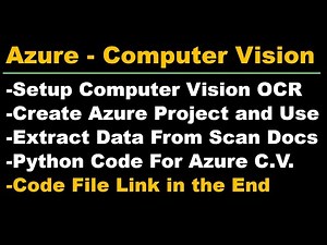 Azure Computer Vision | Azure OCR | Azure How to Extract Text From Scanned Document
