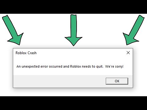 Roblox crash fix an unexpected error occurred and roblox needs to quit we're sorry windows 11/10