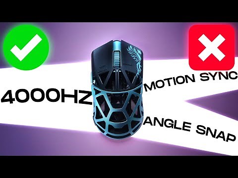 BEST MOUSE SETTINGS FOR COMPETITIVE GAMING (Angle Snap, Motion Sync, Polling Rate, Ripple Control)