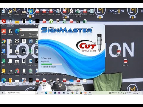 Vinyl Cutting, Using SignMaster V3.5, 8 Minutes full tutorial