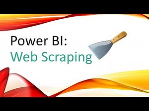 Power BI - How to Get Data from a Web Page