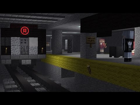 Minecraft NYC SUBWAY Animation R160 Train
