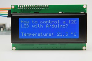 Character I2C LCD with Arduino Tutorial (8 Examples)