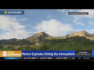 Meteor explodes hitting Earth's atmosphere, shocking Utah and Idaho residents