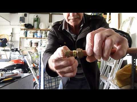 Compression fittings.How to fit one properly.