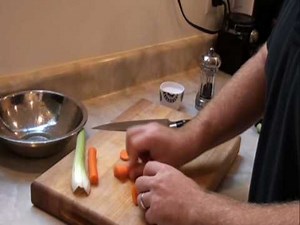 How to Chop Carrots and Celery - NoRecipeRequired.com