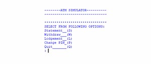 ATM Simulator In PYTHON With Source Code - Source Code & Projects