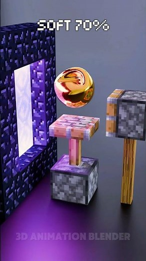 Minecraft Vs Real Life in the Nether 🔥🔥🔥#blender3d #3dart #3danimation #minecraft