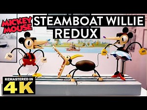 [4K] Disney's Steamboat Willie Redux Full Animated Short Stand Alone