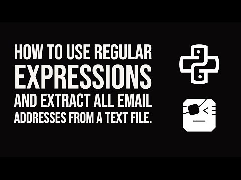 Extract Email Addresses from a Text File with regex Python