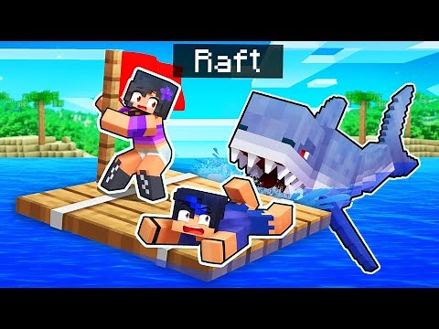 We're STUCK On A RAFT In Minecraft!