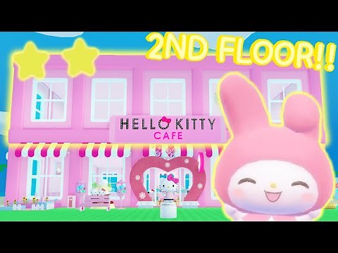 2ND FLOOR! 2 Star Cafe! | Restarting My Cafe 4 | Roblox My Hello Kitty Cafe | Riivv3r