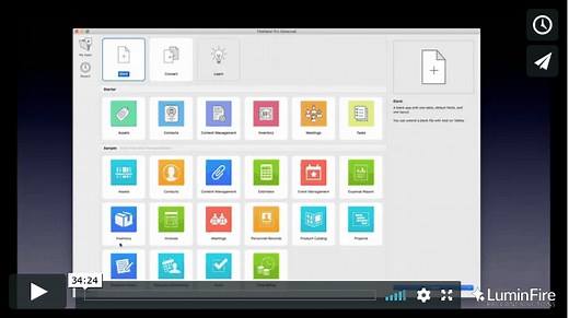 FileMaker Templates and Starter Solutions - Claris Exchange - LuminFire