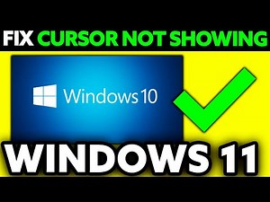 How To FIX Cursor Not Showing in Windows 11 (Updated 2025) - Step by Step