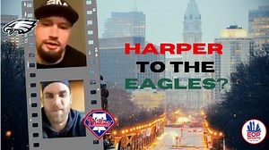 How would Bryce Harper look in midnight green? As a guest on Lane Johnsons’s podcast “Outside the Lane”, Harper noted is baseball didn’t happen maybe he play for the Eagles. | Edge of Philly Sports | Facebook