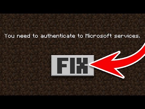 How to Fix Minecraft Error: You need to authenticate to Microsoft services. (Working 2025)