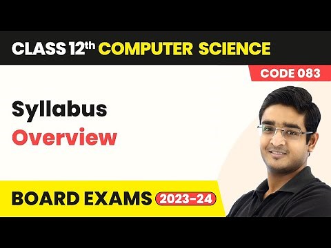 CBSE Term Wise Syllabus for Term 1 and Term 2 | Class 12 Computer Science Exam Syllabus 2025-26