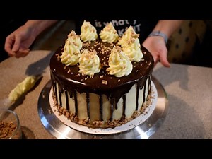 Quick Chocolate Banana Cake Decoration!