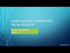 Manual QA: Testing for Beginners - SQL INTRODUCTION - Part 16