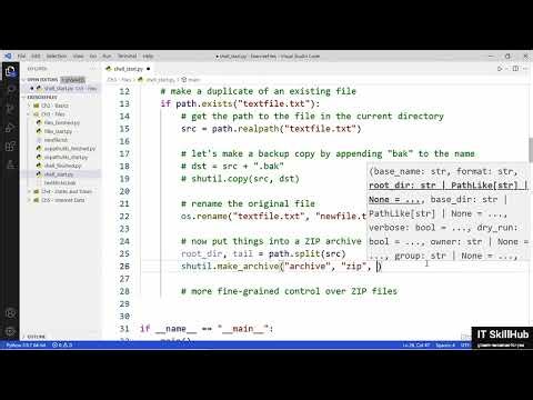 20 Using filesystem shell methods