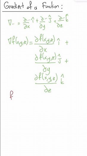 Gradient of a Function