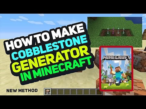 How to Make a Cobblestone Generator in Minecraft 2025 [New Method] (Quick & Easy Guide)
