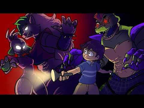 Gregory's Animatronic Nightmare (FNAF security breach animation)