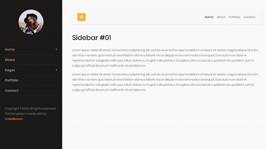 Bootstrap Sidebars