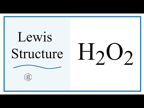 How to Draw the Lewis Dot Structure for H2O2 (Hydrogen peroxide)