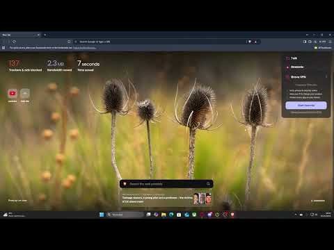 BRAVEブラウザで時計表示を有効にする方法