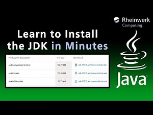 How to Install the Java Development Kit (JDK) on Windows