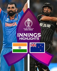 10M views · 237K reactions | Mohammed Shami produced a career-best performance to trump Daryl Mitchell's brilliant ton in an action-packed run-chase at the Wankhede  Don't miss out on the innings highlights  #INDvNZ #CWC23 | ICC - International Cricket Council | Facebook