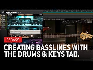 EZbass: Creating Basslines With the Drums & Keys Tab