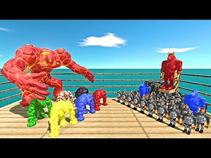 Wolverilla Team Boxing Ring Challenge | Lava Golem Brothers vs Wolverilla Team - ARBS