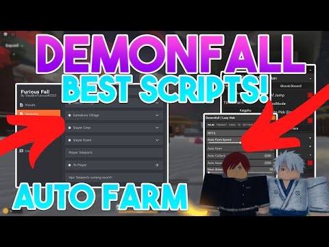 DemonFall Script 2023 Hack GUI | Trinket Farm | Godmode + AutoFarm