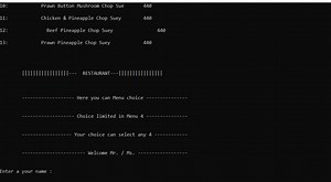 Restaurant Management In C/C   With Source Code - Source Code & Projects