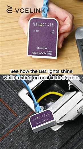 How to Use a Pocket-Sized RJ45 Cable Tester?#shorts #rj45 #ethernetcable #cabletester #patchcord